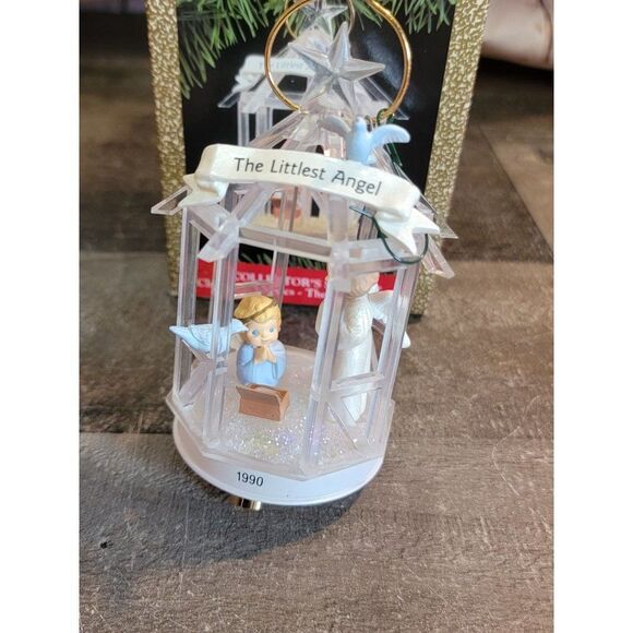 Hallmark 1990 Christmas classic the littlest angel ornament Xmas Decor Magic - Picture 6 of 6